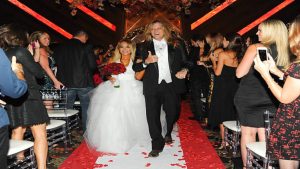 Sebastian Bach and his wife 