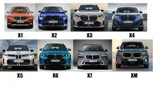 BMW X1, X3, X5 & X7 SUV